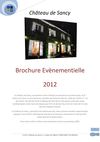 Brochure Evènementielle 2012 Château de Sancy