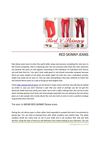 Red Skinny Denim Jeans