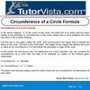 Circumference of a Circle Formula