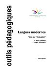 Langues modernes Notes sur l'évaluation 1C 2C