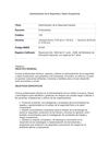 Administración de la Seguridad y Salud Ocupacional