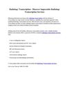 Radiology Transcription - Discover Impeccable Radiology Transcription Services