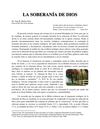 La soberania de Dios