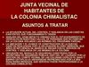 CONSTRUCCION E INAGURACION DE CASETAS DE CONTROL NUEVAS Y MODULO DE SEGURIDAD ANTECEDENTE ( JUNTA VECINAL)