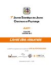 7e Journée Scientifique des Jeunes Chercheurs en Psychologie - Universite Lille 3 - Livret des résumés - 