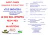Vide greniers et rendez-vous des artistes 15.07.12