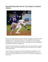Baseball Betting Odds with the Texas Rangers at Oakland Athletics