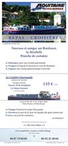 Aquitaine-Croisières : Repas Croisières