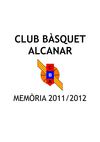 Memòria CB Alcanar 2011/2012