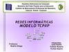 REDES INFORMÁTICAS - MODELO TCP/IP