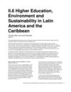 Higher Education, Environment and Sustainability in Latin America and the Caribbean