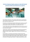 Anche la Regione Puglia evidenzia i dati dell’attività svolta da GVM Care & Research in regione