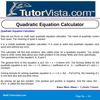 Quadratic Equation Calculator