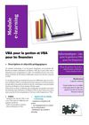 Module e-learning VBA pour la gestion