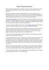 Overseas Small Business Tips