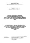 Boletin Nº 020- Estudio Geológico Regional aplicando imagenes Satelitales