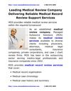 Leading Medical Review Company Delivering Reliable Medical Record Review Support Services