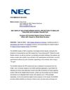 NEC DISPLAY SOLUTIONS BRINGS DIGITAL PROJECTION TO SMALLER THEATERS WITH NC900C PROJECTOR