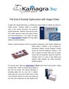 The End of Erectile Dysfunction with Viagra Order 