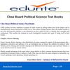 Cbse Board Political Science Text Books