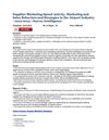 Supplier Marketing Spend Activity, Marketing and Sales Behaviors and Strategies in the Airport Industry - 2012-2013 :...