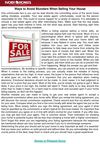 Ways To Avoid Blunders When Selling Your House
