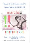 Affiche Marché Ô initiatives