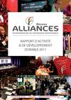 Rapport d'Activité et Développement Durable Réseau Alliances 2011