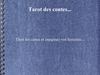 Le tarot des contes