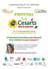 Communiqué de presse du Festival "Césarts fête la planète"