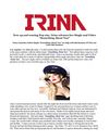 New up and coming Pop star, Irina releases her Single and Video “Something About You”