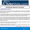 Simplifying Radicals Calculator