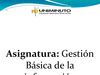 GESTION BASICA INFORMACION WEB 2.0