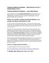 Treating Gestational Diabetes – What Should I Do for a Healthy Baby- Part 2