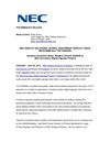 NEC DISPLAY SOLUTIONS’ 46-INCH, HIGH-BRIGHT DISPLAY TAKES INFOCOMM 2012 TOP HONORS
