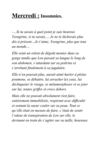 Mercredi: Insomnies.