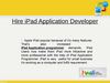 Hire iPad Application Developer