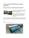 iconia a700 review