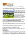 Luxury Travel Ltd Rolls out Central Vietnam Golf Package