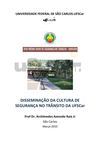 DISSEMINAÇÃO DA CULTURA DE SEGURANÇA DE TRÂNSITO NA UFSCAR