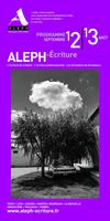 Programme Aleph-Écriture 2012-2013