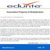 Associative Property of Multiplication 