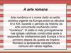 A arte romana