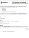 Webinar on The Changing Compliance Needs for Open Source Software
