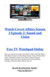 Watch Covert Affairs Season 3 Episode 2 Sound and Vision