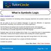 What is Symbolic Logic 