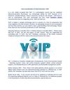Core Constituents of Small Business VoIP