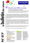 Le bulletin des acteurs - La médecine professionnelle et préventive