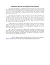 Oklahoma Private Investigator War Stories