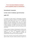 Internationale communiste : la lutte contre le trotskysme, agent du fascisme (juillet 1937)
